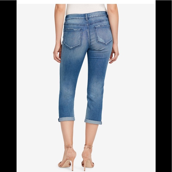 NWT Vintage America Boho Cropped Skinny Jeans 8 - Picture 2 of 5